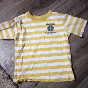 Kids Striped Yellow T-Shirt